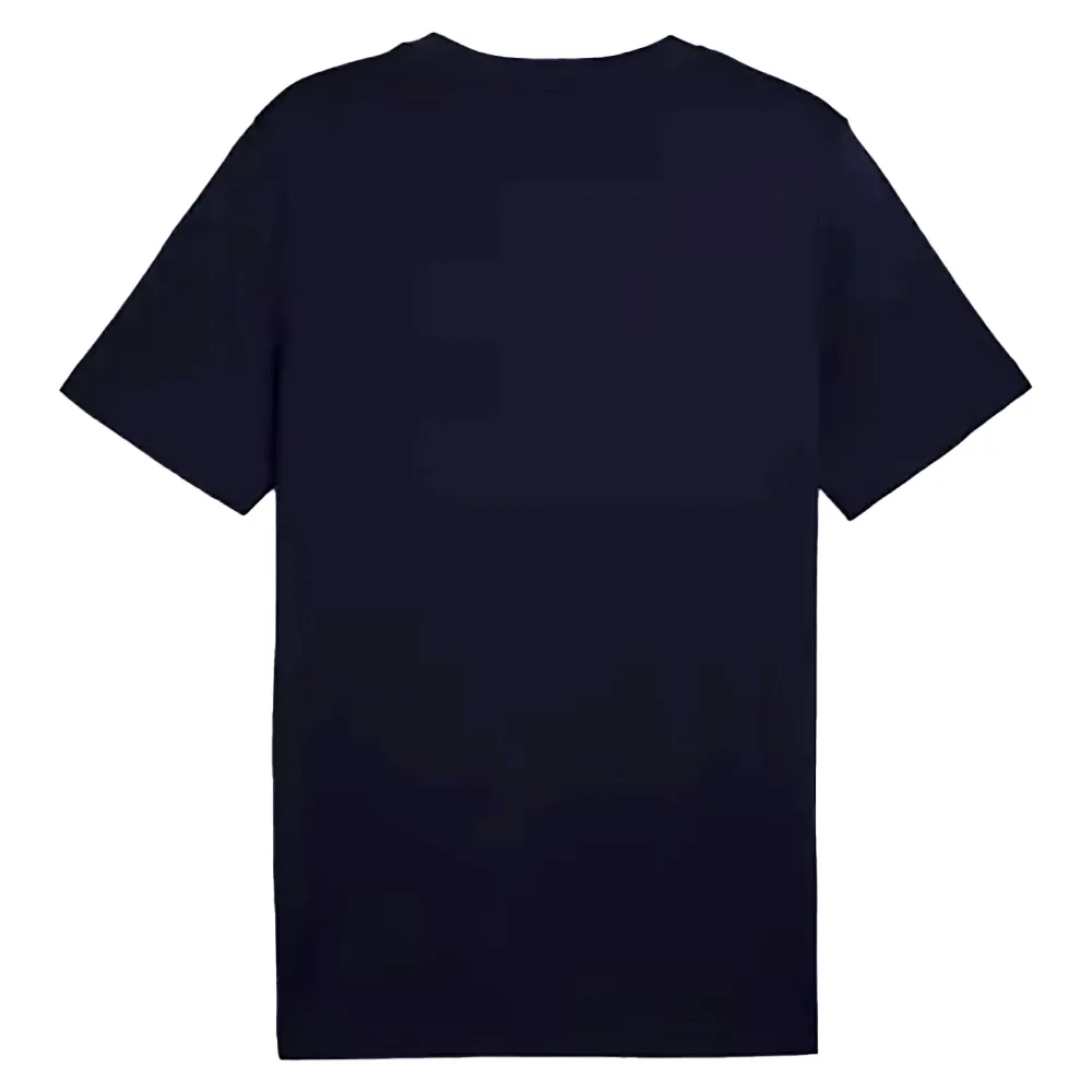 Puma Camiseta 684717-16 M ESS 2 COLOR SMALL New Navy Poliester -1-
